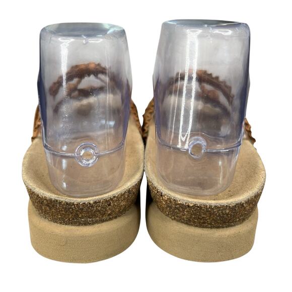 Mephisto Women’s Brown Leather Strappy Slide Sandal Size 37 US 7 - Picture 8 of 12